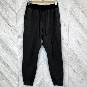 Lululemon At Ease Textured Knit Jogger Pants Mens Size Medium Charcoal Gray 28"